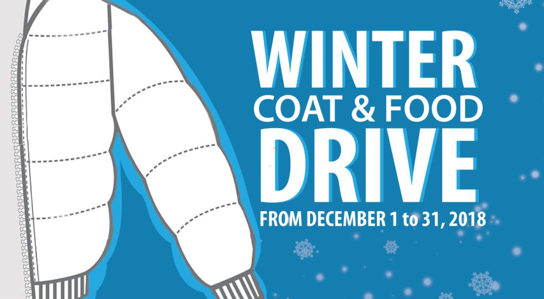 winter coat & food drive